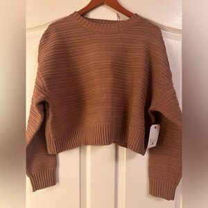 Billabong Brown Ribbed Sweater
